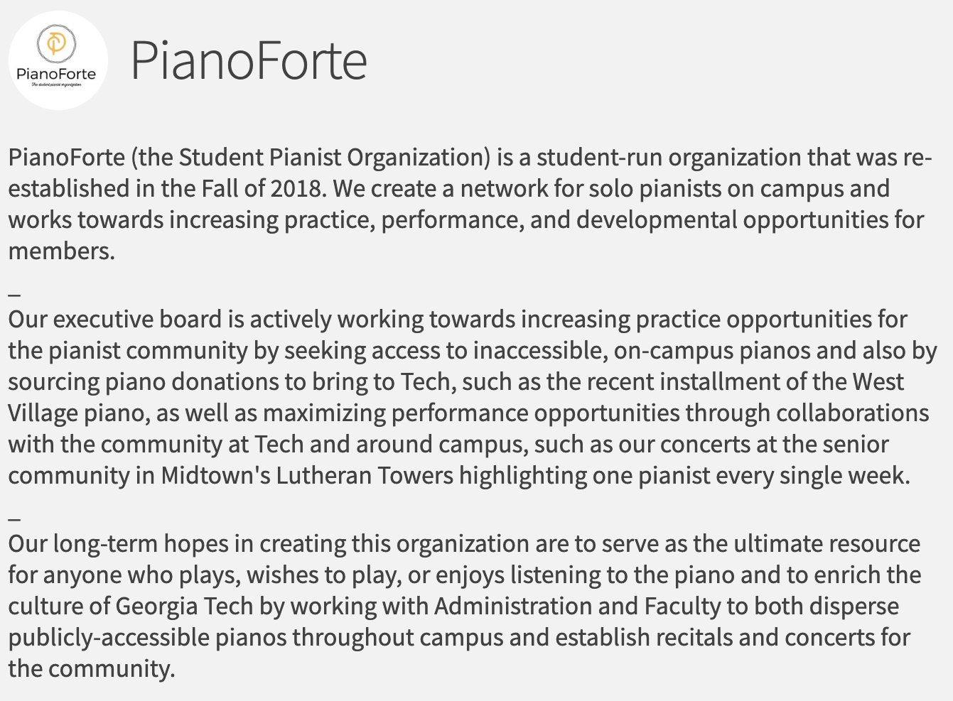 pianoforte